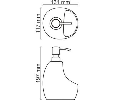 Дозатор жидкого мыла WasserKRAFT K-8099