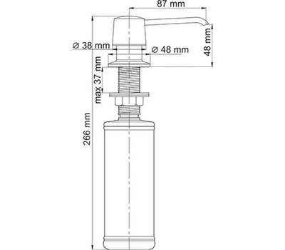 Дозатор жидкого мыла WasserKRAFT K-1599