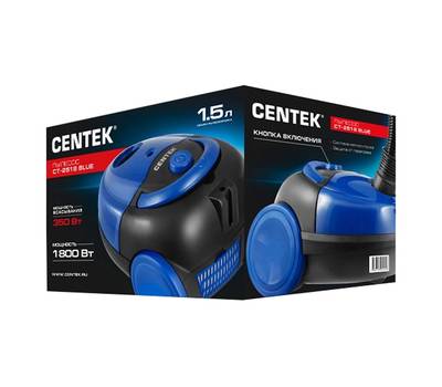 Пылесос электрический Centek CT-2518 синий