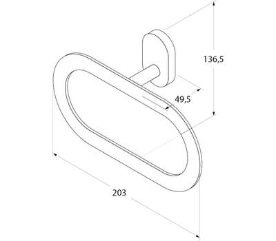 Держатель полотенца IDDIS MRPSBO0i51