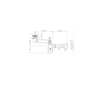 Сифон под раковину PREVEX PR3-C4N35-001