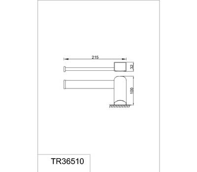 Держатель полотенца RUSH TR36510