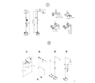 Душевой гарнитур Bravat F6125183CP-A1-RUS