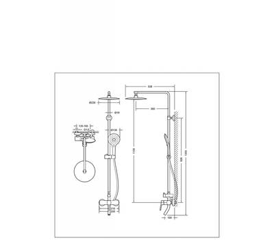 Душевой гарнитур Bravat F6172217CP-A-RUS