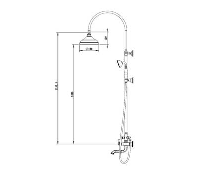 Душевой гарнитур Bravat F65193BAF-A2-RUS