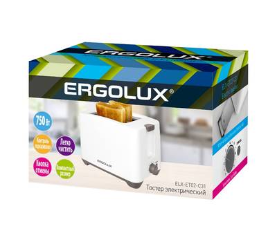 Тостер ERGOLUX ELX-ET02-C31