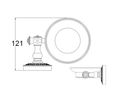 Мыльница ZorG Sanitary AZR 06 SL