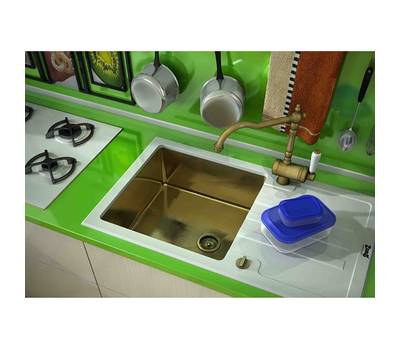 Мойка для кухни ZorG Sanitary GL-7851-WHITE-BRONZE