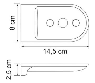 Мыльница WasserKRAFT Kammel K-8369WHITE