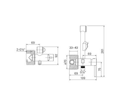 Душ гигиенический IDDIS Spring 003BNR0i08