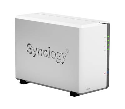 Сетевое хранилище Synology DS220j , настольное исполнение 2BAY NO HDD USB3