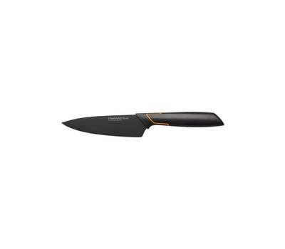 Нож кухонный FISKARS Edge (1003096) стальной разделочный лезв.120мм прямая заточка черный/оранжевый
