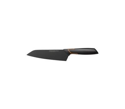 Нож кухонный FISKARS Edge (1003097) стальной сантоку лезв.170мм прямая заточка черный/оранжевый