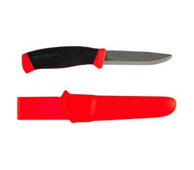Нож кухонный MORAKNIV Companion F (11828) черный/красный