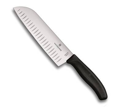 Нож кухонный VICTORINOX 6.8523.17B Santoku лезвие 17 см, чер