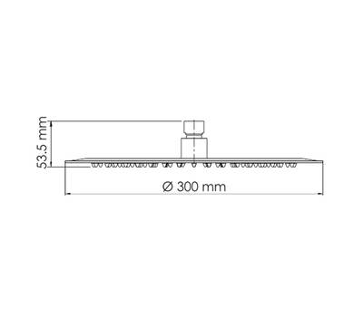 Лейка для душа WasserKRAFT A161