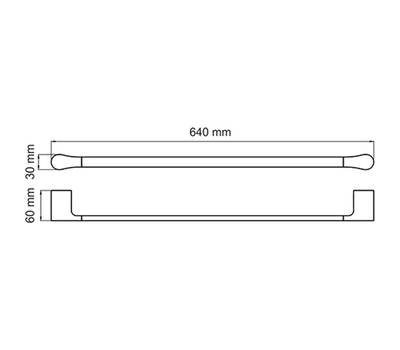 Держатель полотенца WasserKRAFT K-5930