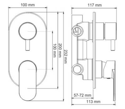 Смеситель для ванны WasserKRAFT 8 571