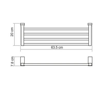 Полочка для ванны WasserKRAFT K-6011