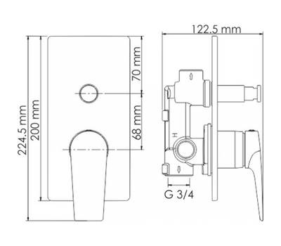 Смеситель для ванны WasserKRAFT 8 461