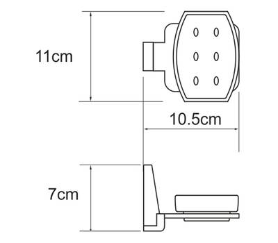 Мыльница WasserKRAFT K-6029