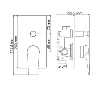 Смеситель для ванны WasserKRAFT 5 561