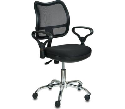 Офисное кресло БЮРОКРАТ CH-799SL спинка сетка черный сиденье черный TW-11 крестовина хром