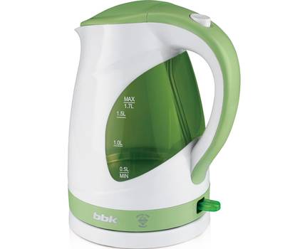 Чайник электрический BBK EK1700P белый/светло-зеленый