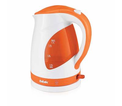 Чайник электрический BBK EK1700P белый/оранжевый