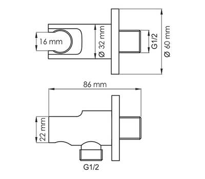 Подключение для шланга WasserKRAFT A148