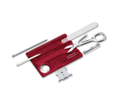 Швейцарская карта VICTORINOX 0.7240.T SwissCard Nailcare Red