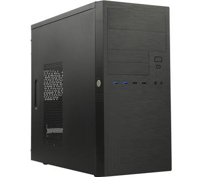 Корпус системного блока Inwin ES555BK w/o PSU U3*2+U2*2 +2*combo Audio; additional HDD cage; intrusi