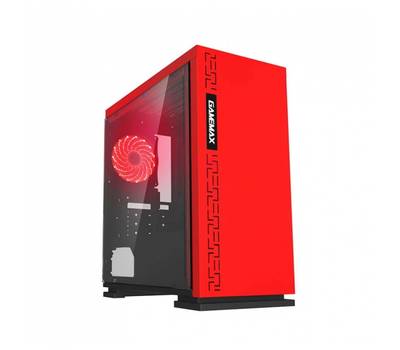 Корпус системного блока GameMax [H605 RD EXPEDITION RD], Красный, 1*USB3.0; 2*USB2.0, Window, (без Б