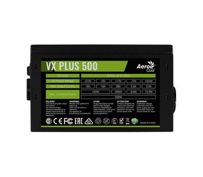 Блок питания компьютера AEROCOOL VX Plus 500W