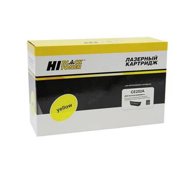 Картридж Hi-Black CE252A для CLJ CP3525/3530 CM3525/3530 ресурс 7000 стр. с чипом, YELLOW