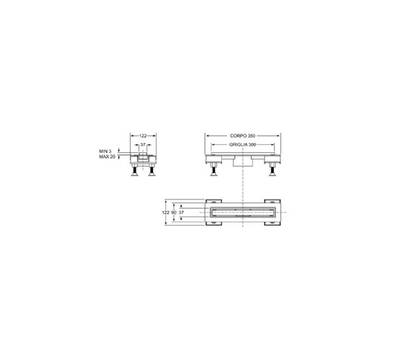 Трап для душа BONOMINI 6825WX30SWZ