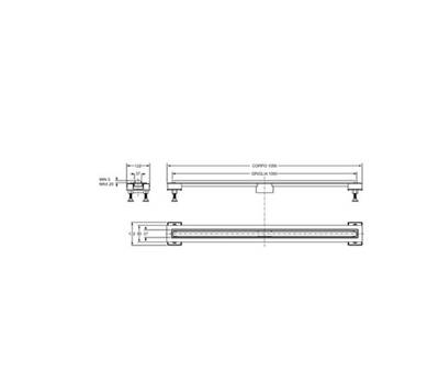 Трап для душа BONOMINI 6825WX100SWZ