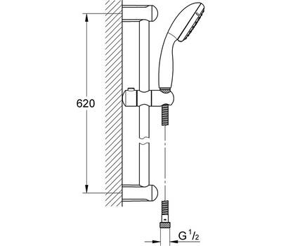 Смеситель для ванны GROHE 122 271