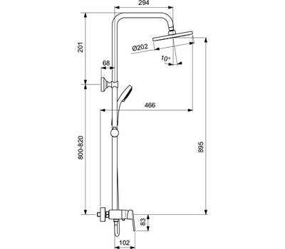 Душевой гарнитур VIDIMA BA271AA