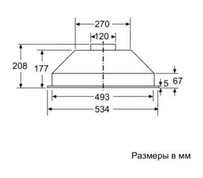 Вытяжка для кухни BOSCH DLN53AA50