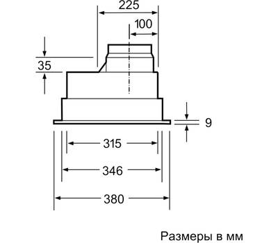 Вытяжка для кухни BOSCH DHL555BL