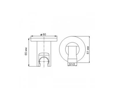 Подключение для шланга WasserKRAFT A022