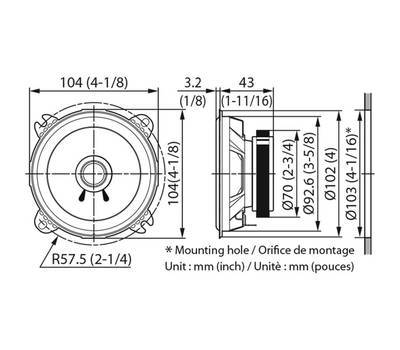 Система акустическая KENWOOD KFC-S1056