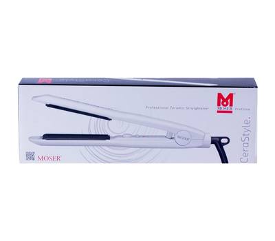 Выпрямитель для волос MOSER CeraStyle Pro 35Вт белый/черный (макс.темп.:230С)