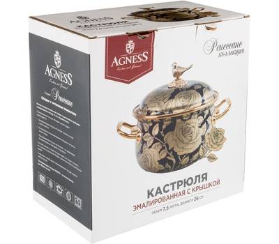 Кастрюля с крышкой AGNESS 950-181