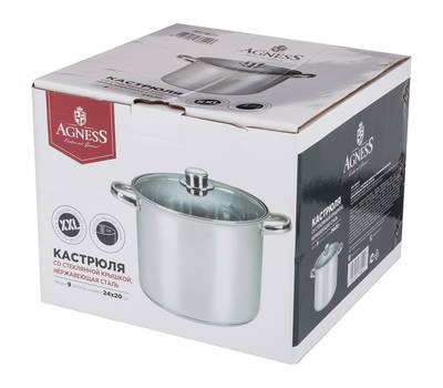 Кастрюля с крышкой AGNESS 936-104