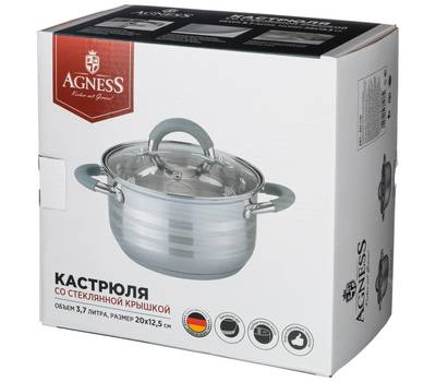 Кастрюля с крышкой AGNESS 937-137