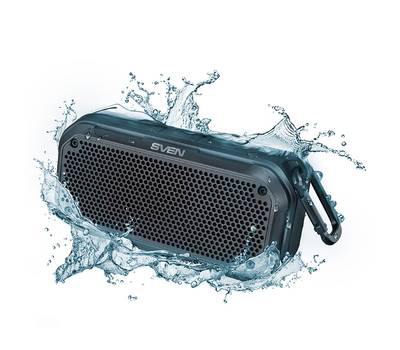 Колонки для компьютера SVEN PS -240, черный (12 Вт, Waterproof (IPx7), TWS, Bluetooth, microSD