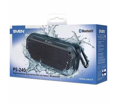 Колонки для компьютера SVEN PS -240, черный (12 Вт, Waterproof (IPx7), TWS, Bluetooth, microSD