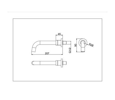 Излив D&K DC1004896